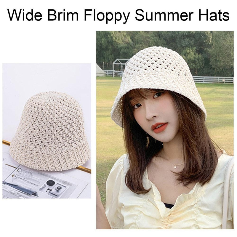 Nuove ragazze cappello da sole - Bucket Hat Straw recensione e prezzo