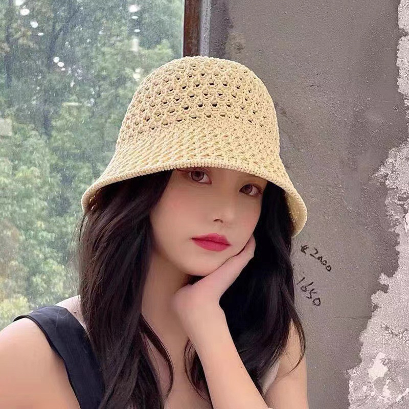 Nuove ragazze cappello da sole - Bucket Hat Straw recensione e prezzo